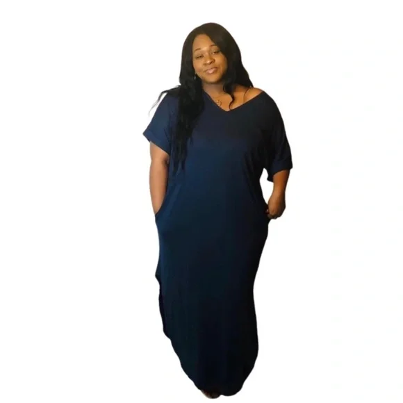 NAVY Maxi Dress - Picture 2 of 4